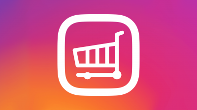 cart within the instagram logo