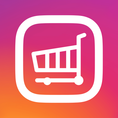 cart within the instagram logo
